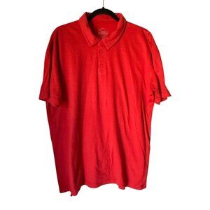 True Classic Red Polo Shirt X-Large Premium Cotton Polyester Blend Short Sleeve